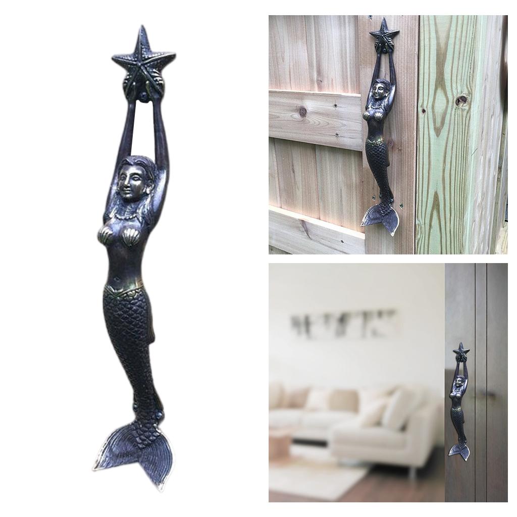 Furniture Hardware Knobs - Antique Resin Mermaid Cabinet Handles Vintage