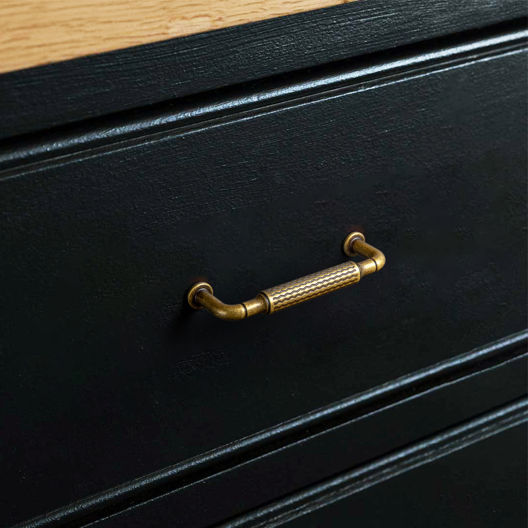 Furniture Hardware With Backplate - Solid Non-slip Cabinet Hardware Handles Single