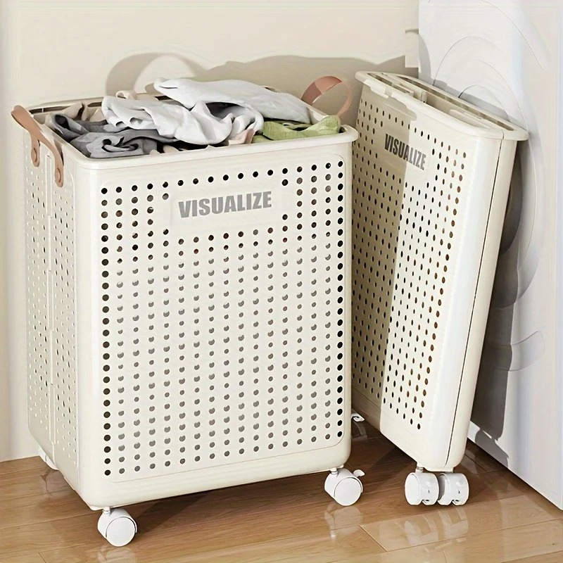 Furniture Home Hardware - Extra Large Wheeled Folding Laundry Basket