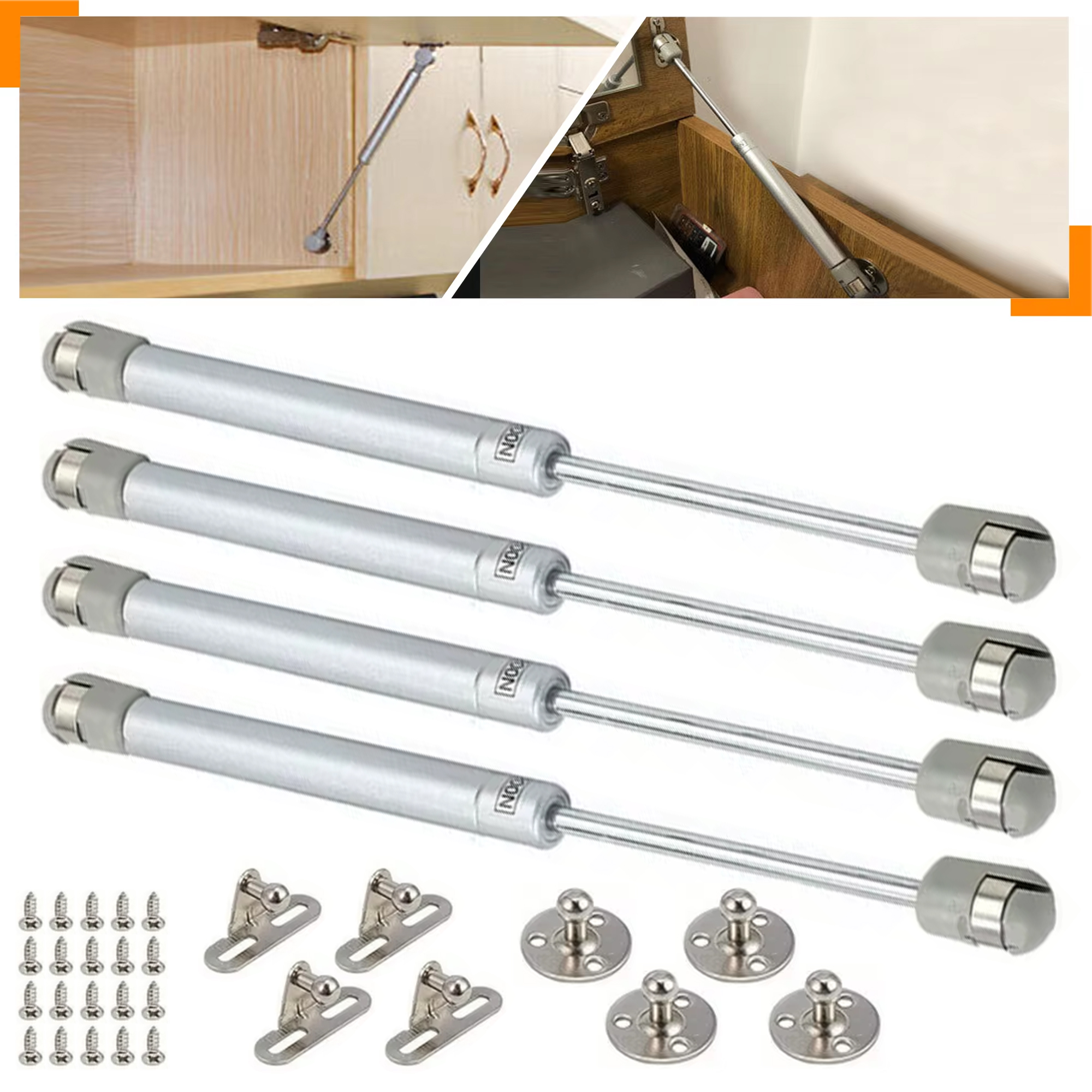 Furniture Hardware Restoration - 4PCS Furniture Cabinet Door Stay Soft