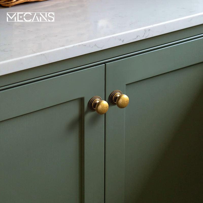 MECANS Antique Brass Cabinet K - مراجعة Furniture Hardware With Backplate وسعره