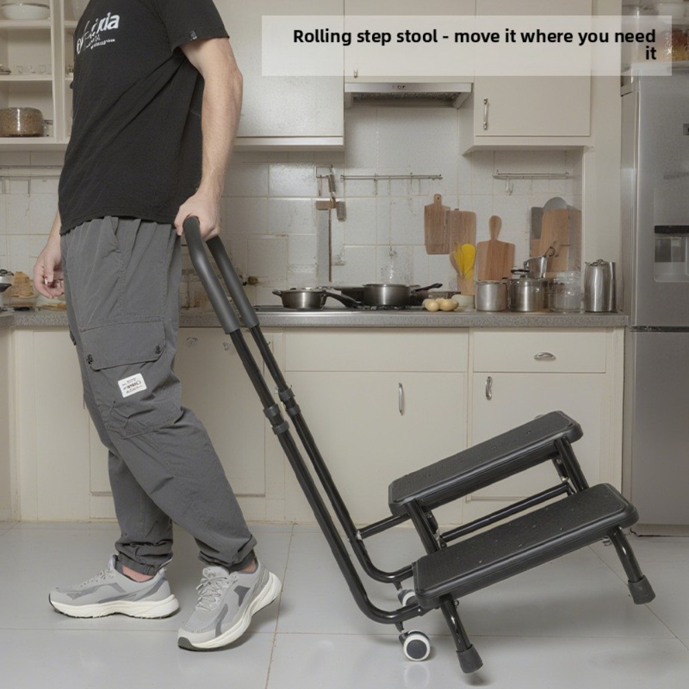 2-Step Stool with Handle for E - مراجعة Furniture Hardware For Bed وسعره
