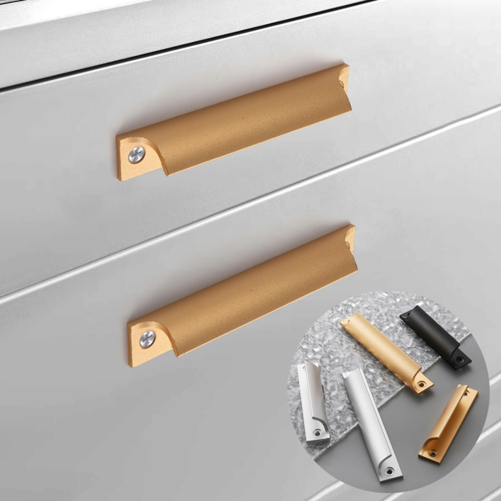 New Aluminum Alloy Door Handle - مراجعة Furniture Hardware Knobs وسعره