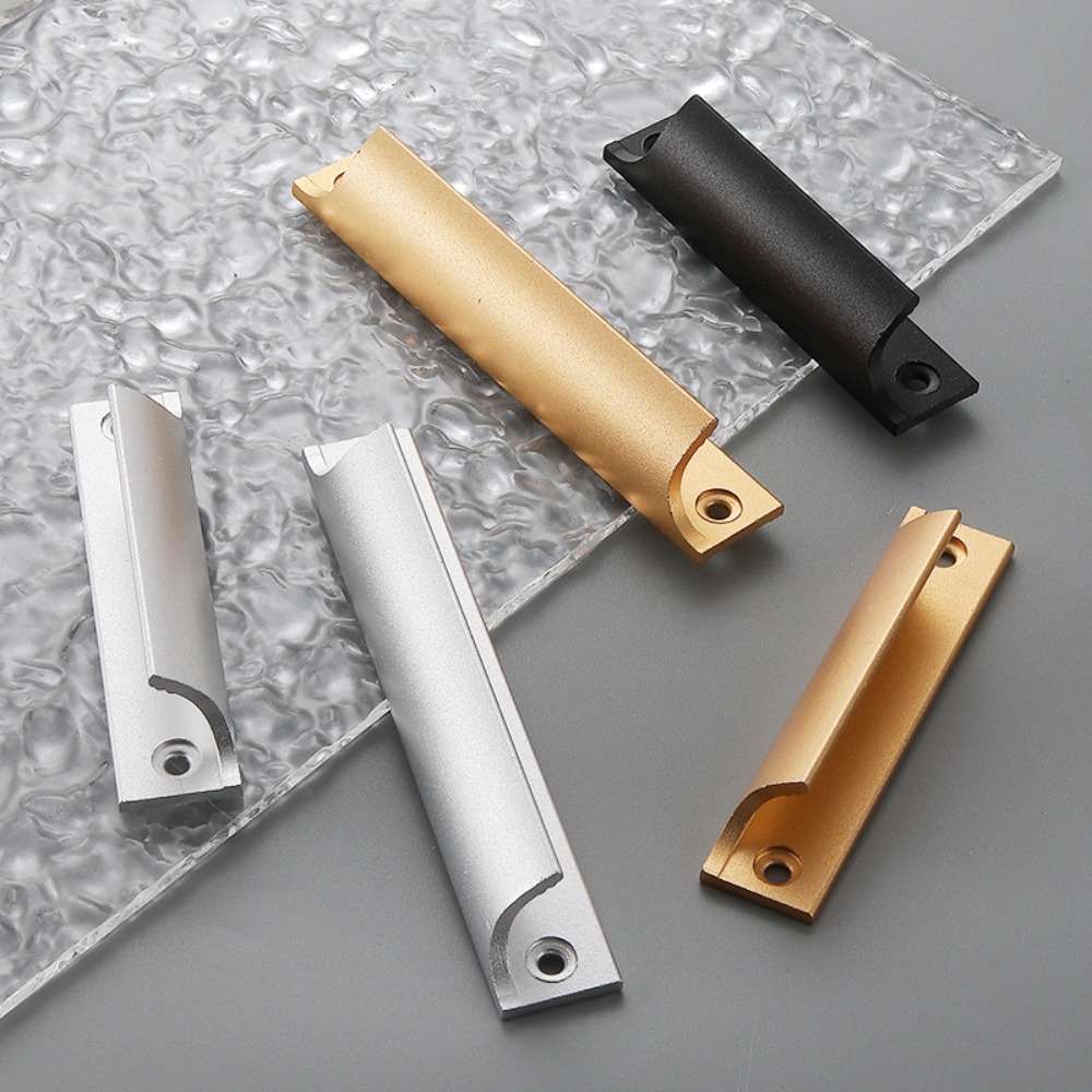 New Aluminum Alloy Door Handle - مراجعة Furniture Hardware Knobs وسعره