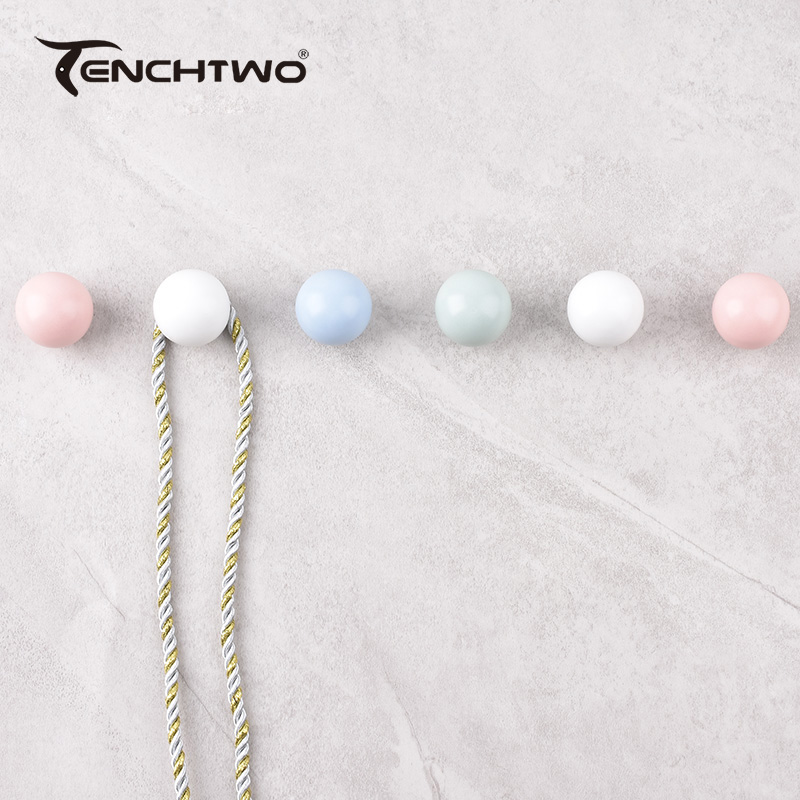 Round Ceramic Hook Clothes Han - مراجعة Furniture Home Hardware وسعره