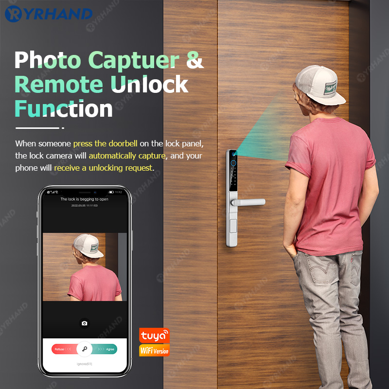 YRHAND IP66 Keyless Cat's Eye  - مراجعة Furniture Sliding Door Hardware وسعره