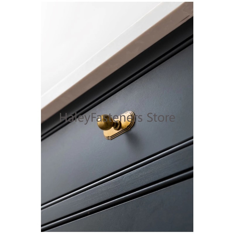 Mid-century Antique Brass Cabi - مراجعة Furniture Hardware With Backplate وسعره