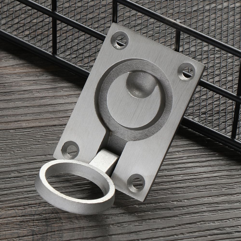 Stainless Steel Flush Pull Rin - مراجعة Furniture Hardware Knobs وسعره