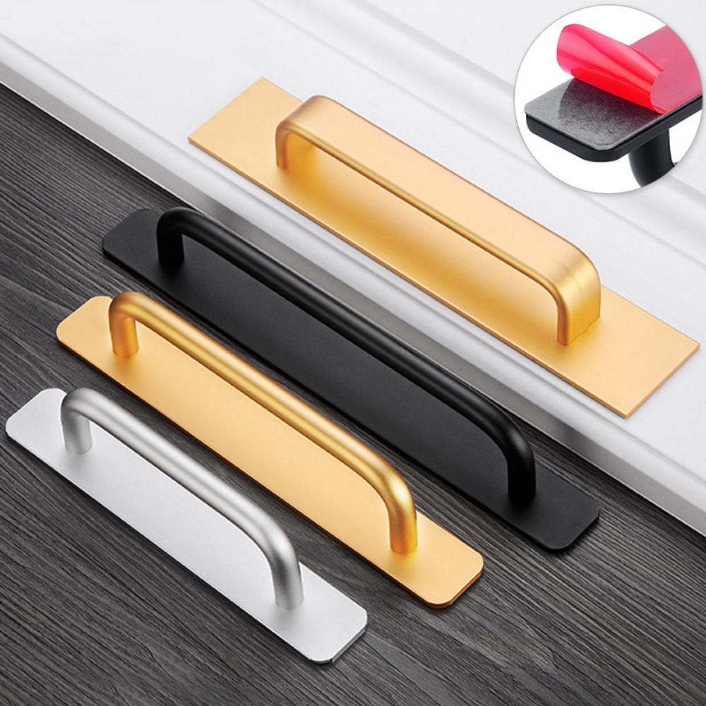 Punch-free Door Handle Aluminu - مراجعة Furniture Hardware Knobs وسعره