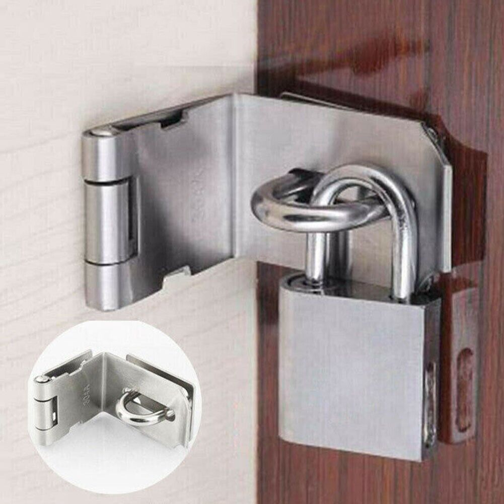 90 Degree Padlock Hasp Door Cl - مراجعة Barrel Bolt Slide وسعره