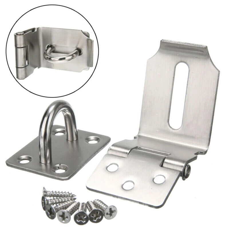 90 Degree Padlock Hasp Door Cl - مراجعة Barrel Bolt Slide وسعره