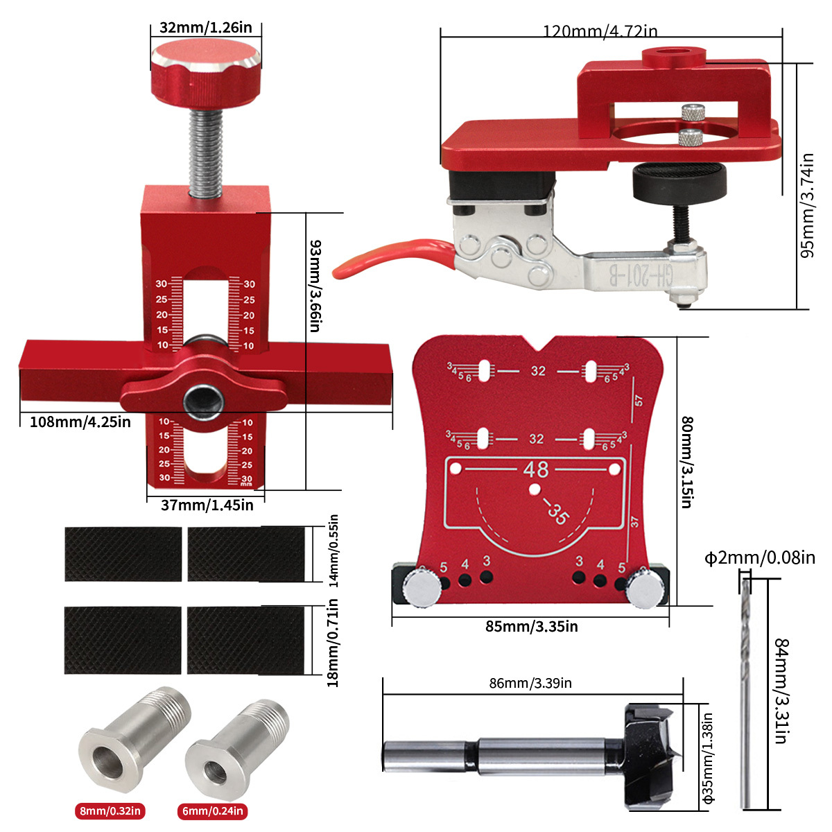 3Pcs Cabinet Door Precision Hi - مراجعة Furniture Hardware Fittings وسعره