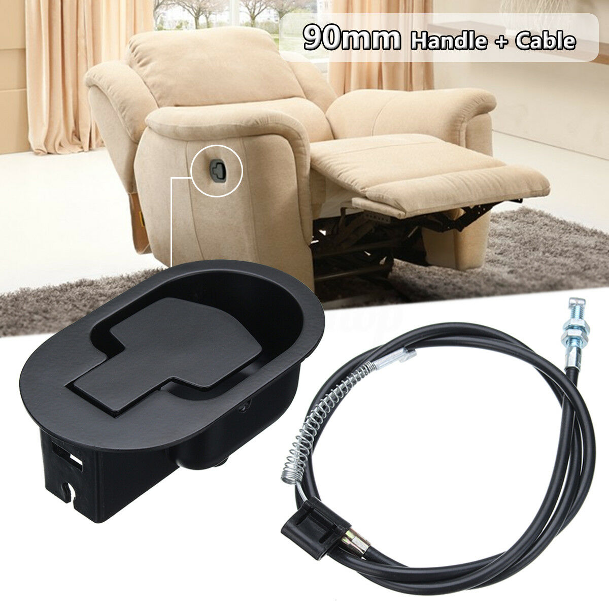 Recliner Release Pull Handle W - مراجعة Furniture Hardware Knobs وسعره