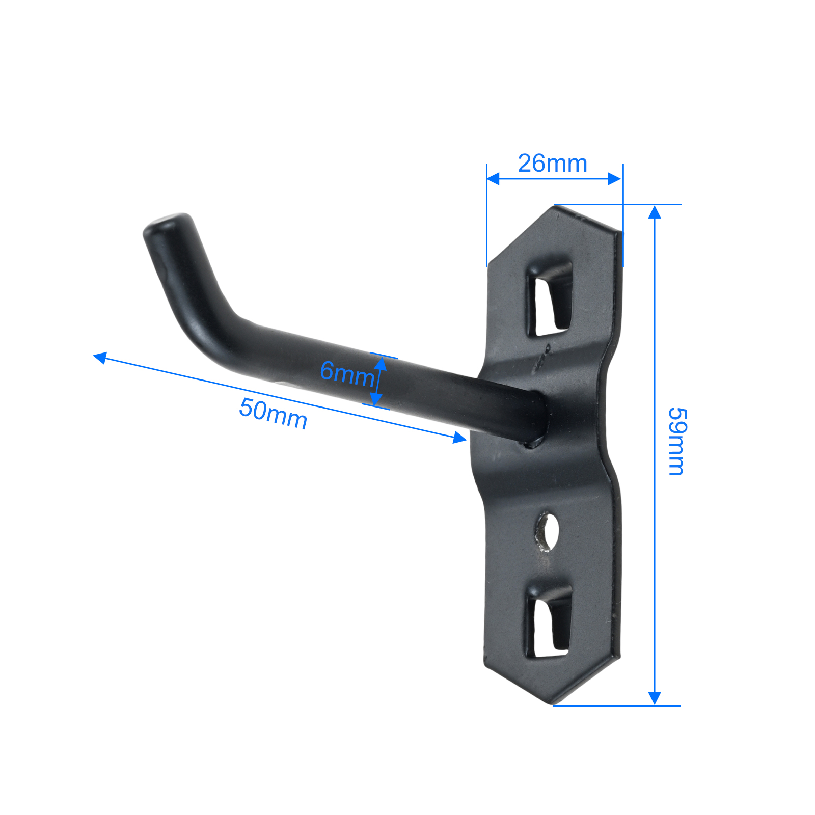 10Pcs/set 50mm Black Hole Boar - مراجعة Furniture Hardware Fittings وسعره