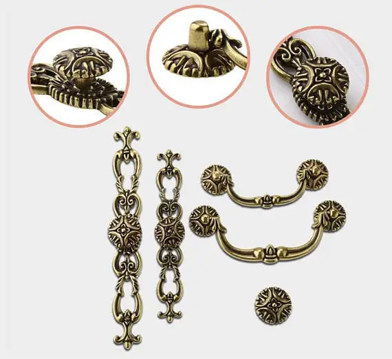 Dresser Knobs Bail Pulls Drawe - مراجعة Furniture Hardware With Backplate وسعره