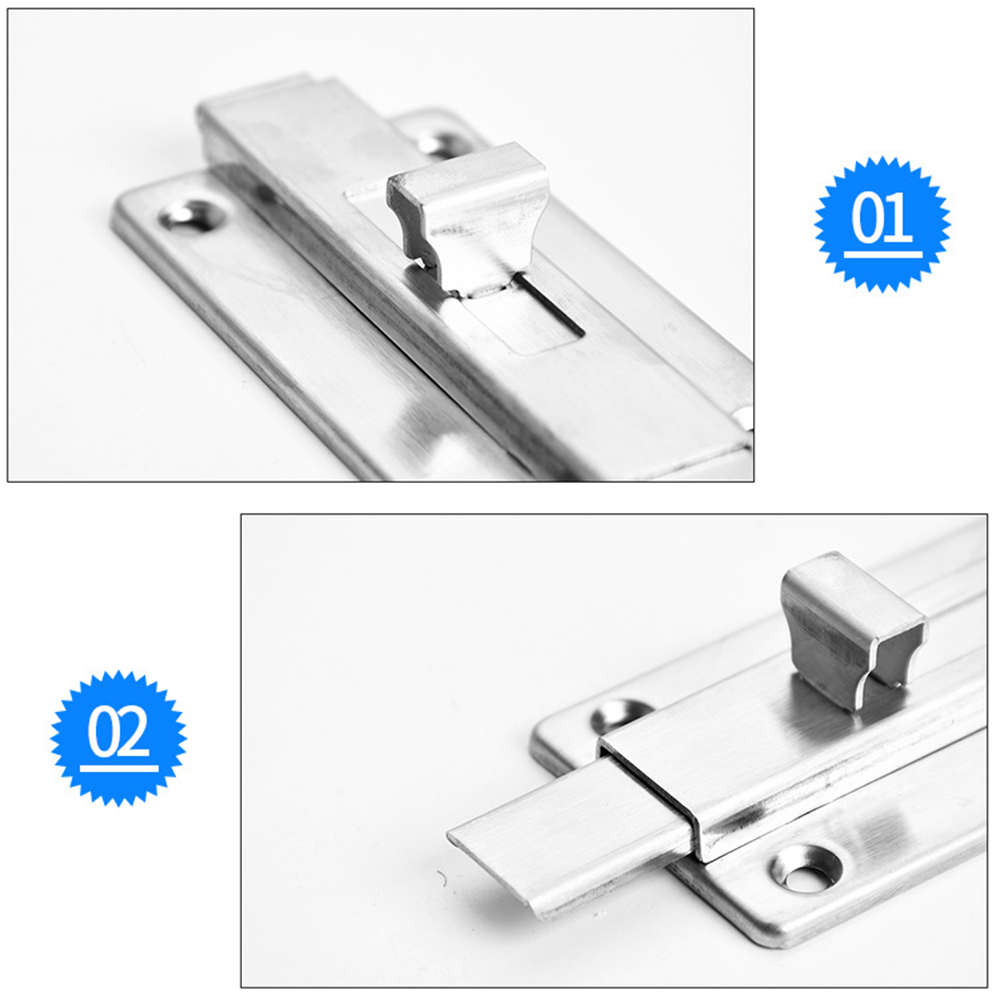 1pc Stainless Steel Double-end - مراجعة Barrel Bolt Slide وسعره