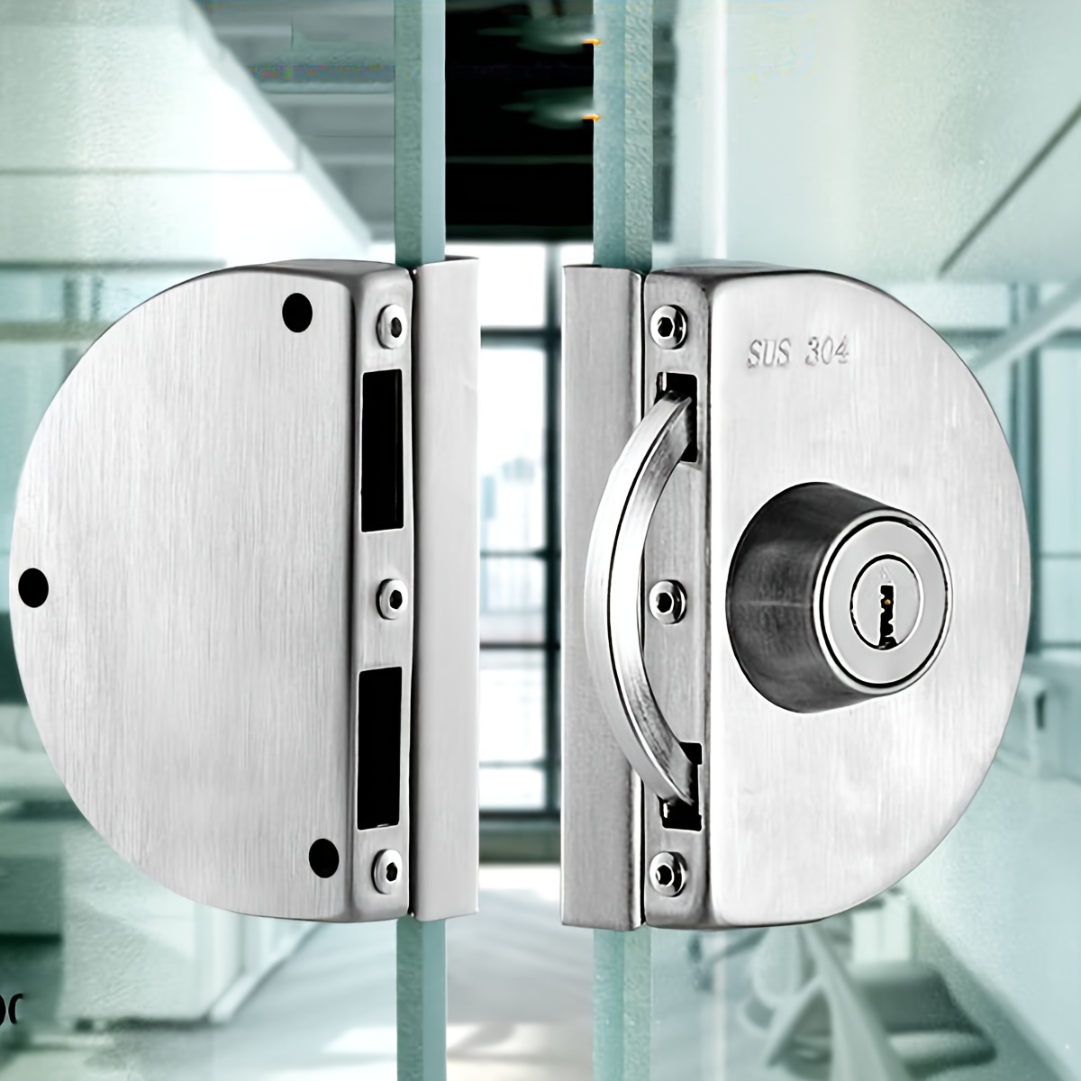 10-12mm Glass Swing Push Slidi - مراجعة Furniture Sliding Door Hardware وسعره
