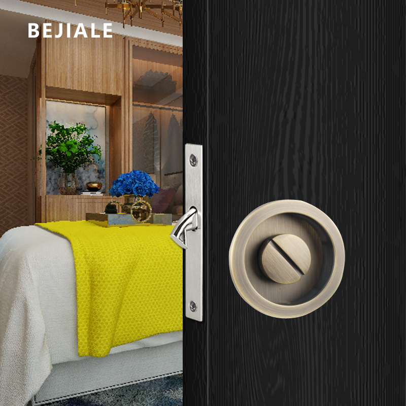 Round Black Sliding Door Slidi - مراجعة Furniture Sliding Door Hardware وسعره