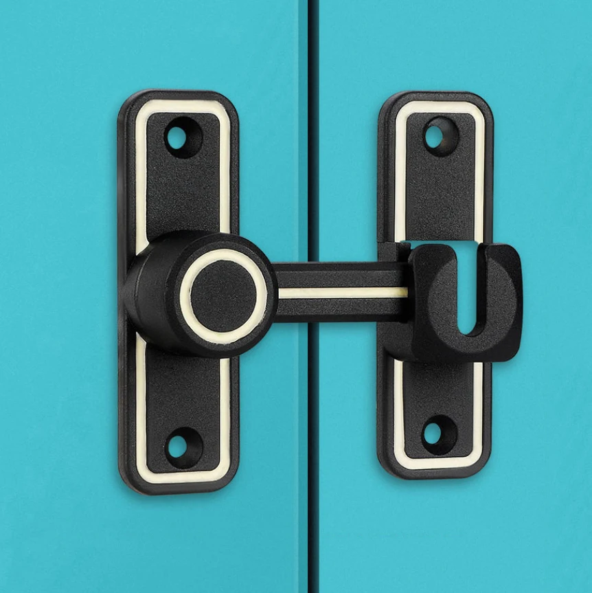 Black Luminous Barn Door Latch - مراجعة Furniture Sliding Door Hardware وسعره