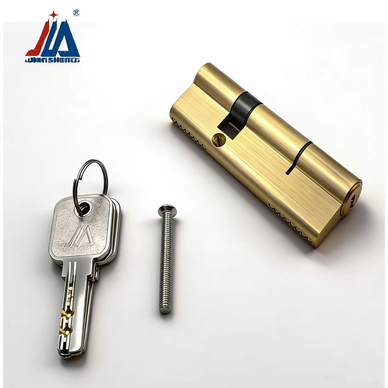 Solid Brass Door Lock Cylinder - مراجعة Furniture Hardware Fittings وسعره