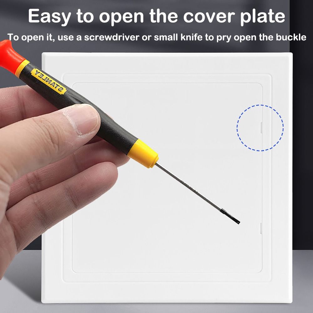 1pc Self-adhesive Access Panel - مراجعة Furniture Hardware Fittings وسعره