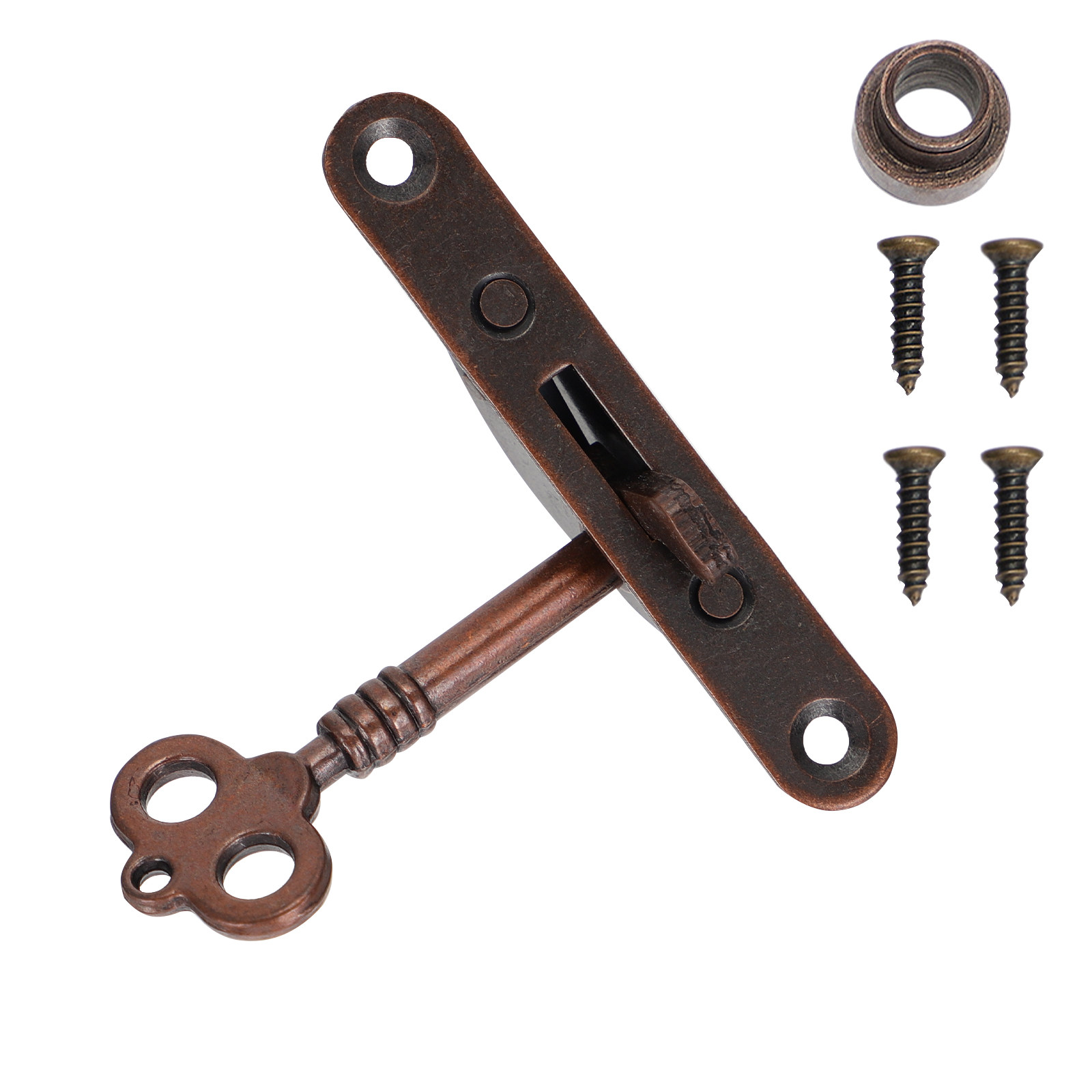 2Set Retro Iron Lock Vintage C - مراجعة Furniture Hardware Lock وسعره