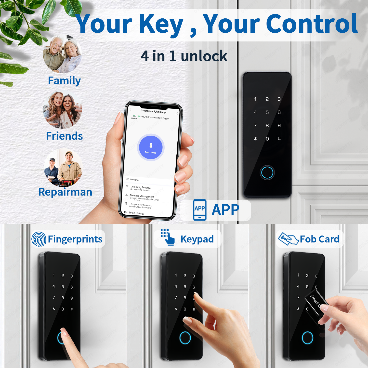 Smart Fingerprint Door Lock fo - مراجعة Furniture Sliding Door Hardware وسعره