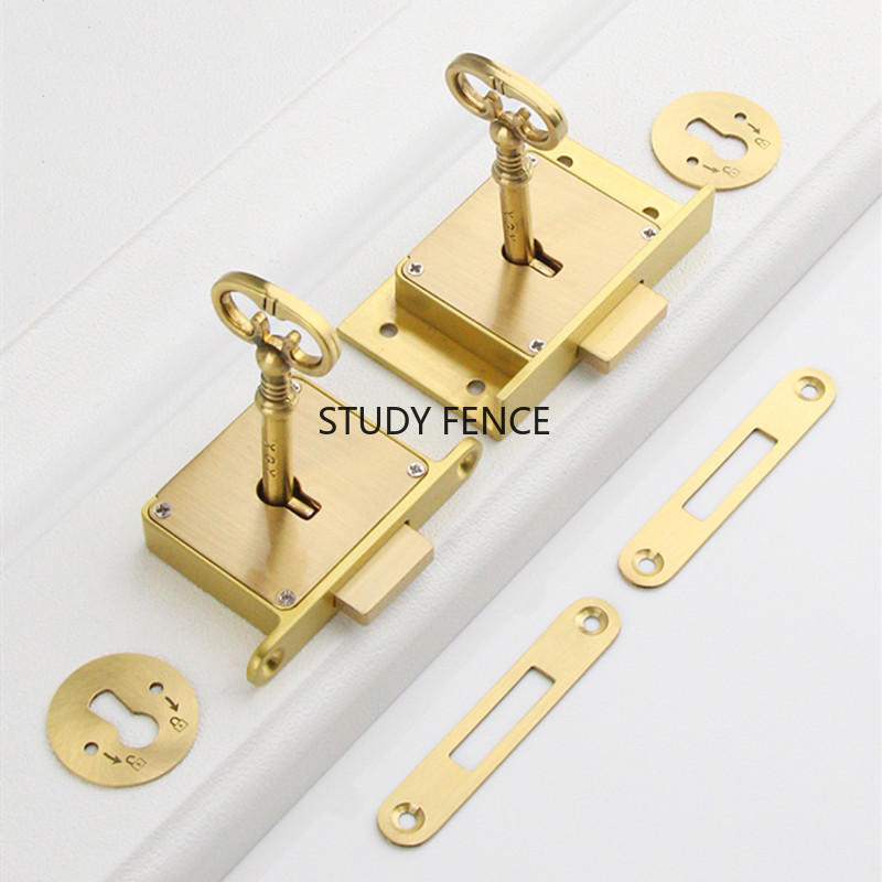 1PC Antique Metal Drawer Lock  - مراجعة Furniture Hardware Lock وسعره