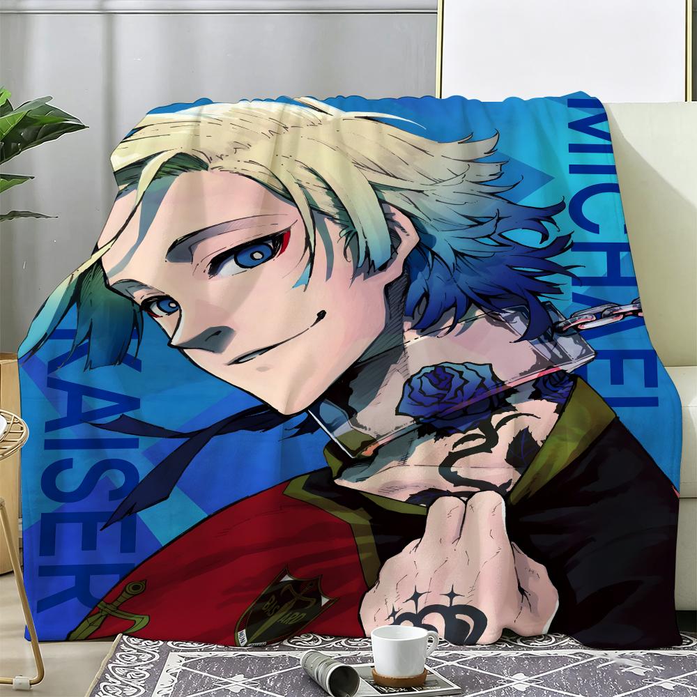 Anime B-Blue Locks Throw Soft  - مراجعة Furniture Hardware For Bed وسعره