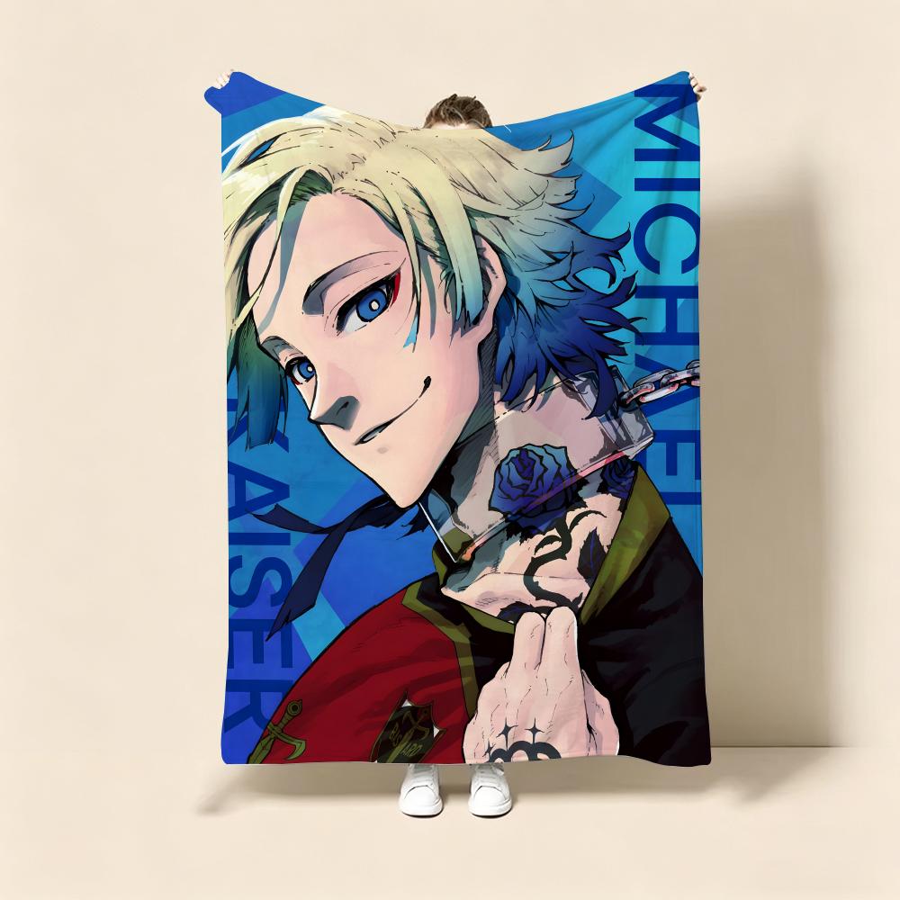 Anime B-Blue Locks Throw Soft  - مراجعة Furniture Hardware For Bed وسعره