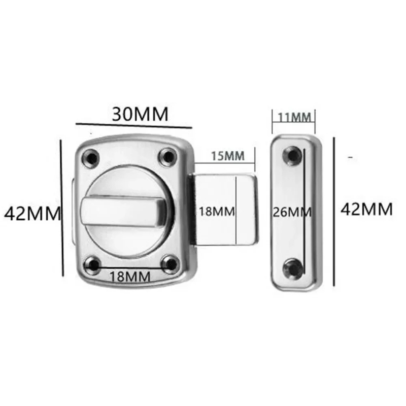 Anti-theft Cast Metal Door Lat - مراجعة Furniture Sliding Door Hardware وسعره