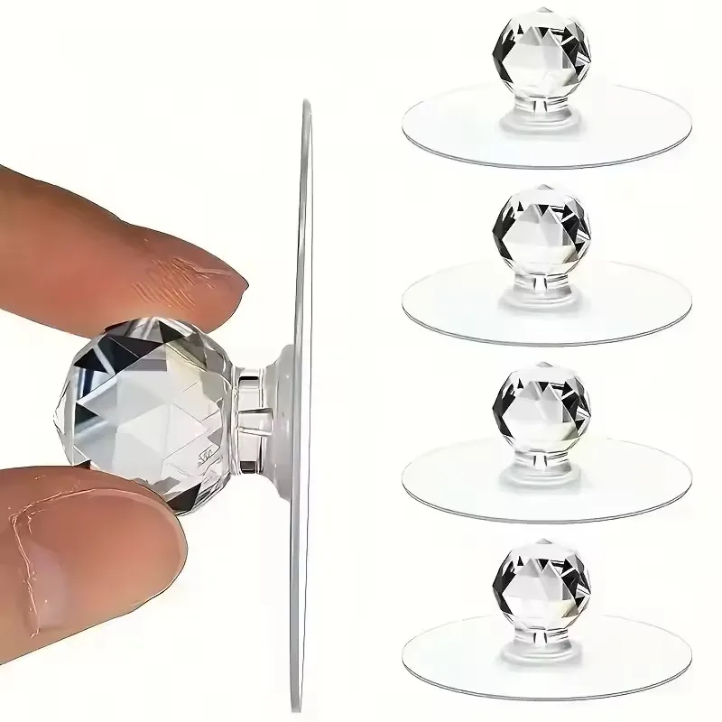 20pcs Transparent Crystal Door - مراجعة Furniture Hardware Knobs وسعره