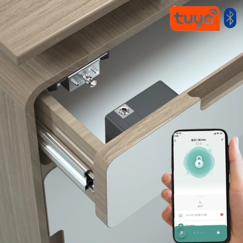 Tuya Smart Cabinet Door Lock K - مراجعة Furniture Home Hardware وسعره