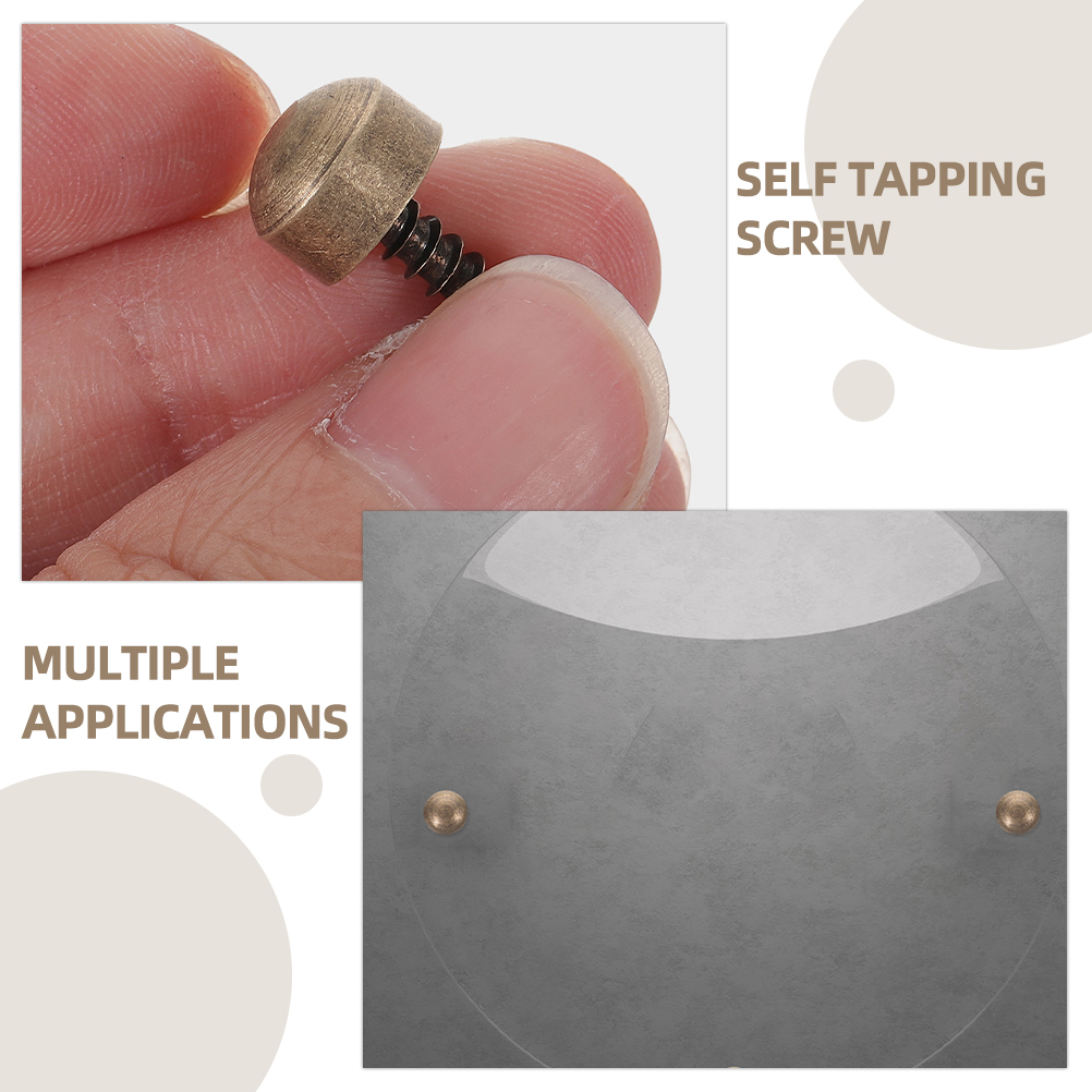 24Pcs Self Tapping Screw Cap C - مراجعة Barrel Bolt Slide وسعره