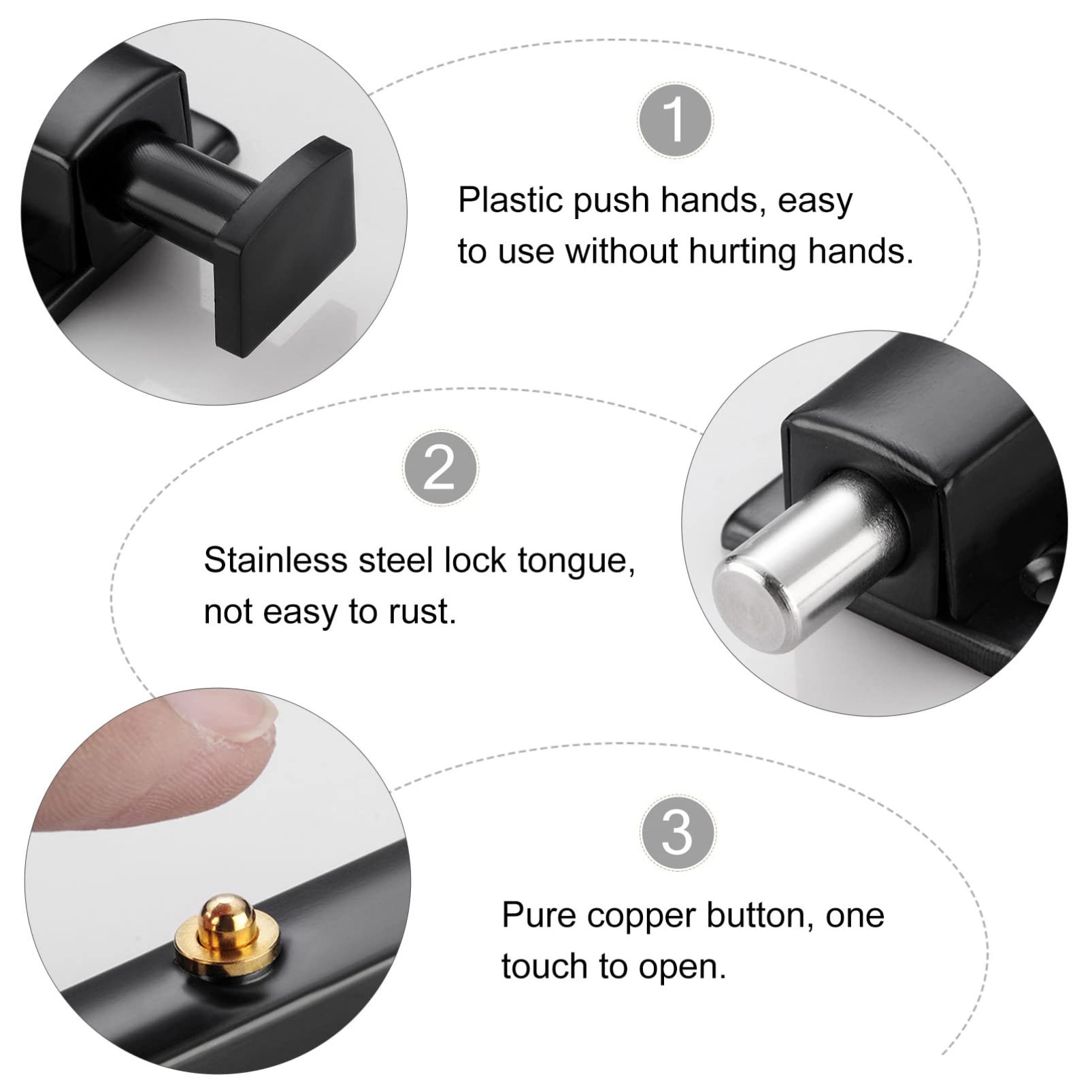 Gate Latches Stainless Steel A - مراجعة Barrel Bolt Slide وسعره